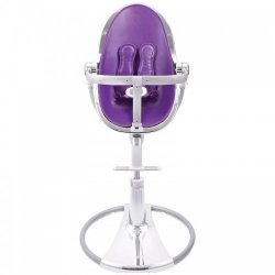 Purple - Стульчик для кормления Bloom  Fresco Chrome SILVER